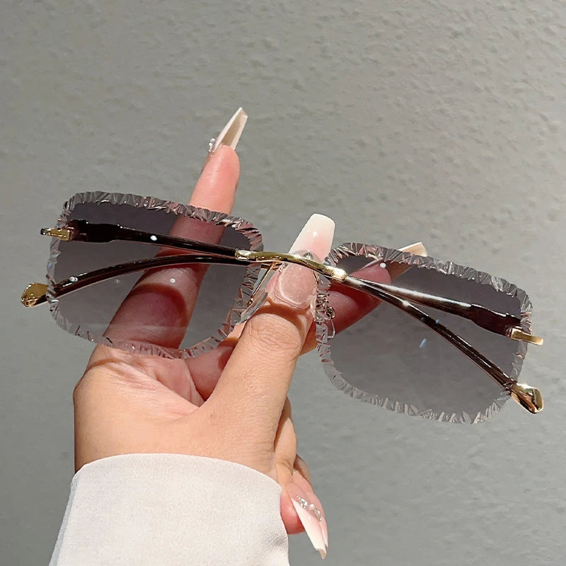 Main Character Shades – Diamond Cut Rimless