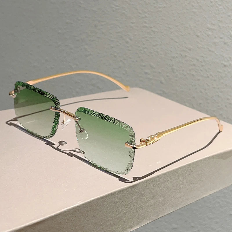 Main Character Shades – Diamond Cut Rimless