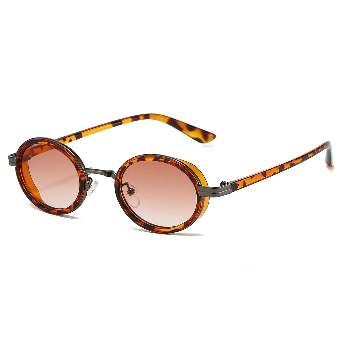 Pretentious On Purpose – Retro Oval Sunglasses