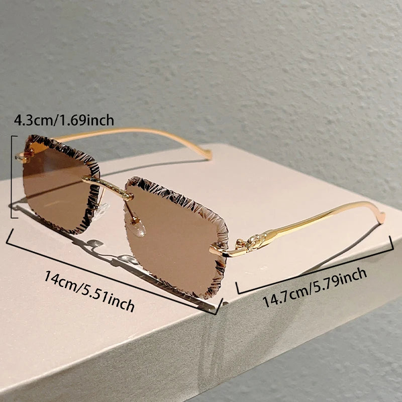 Main Character Shades – Diamond Cut Rimless