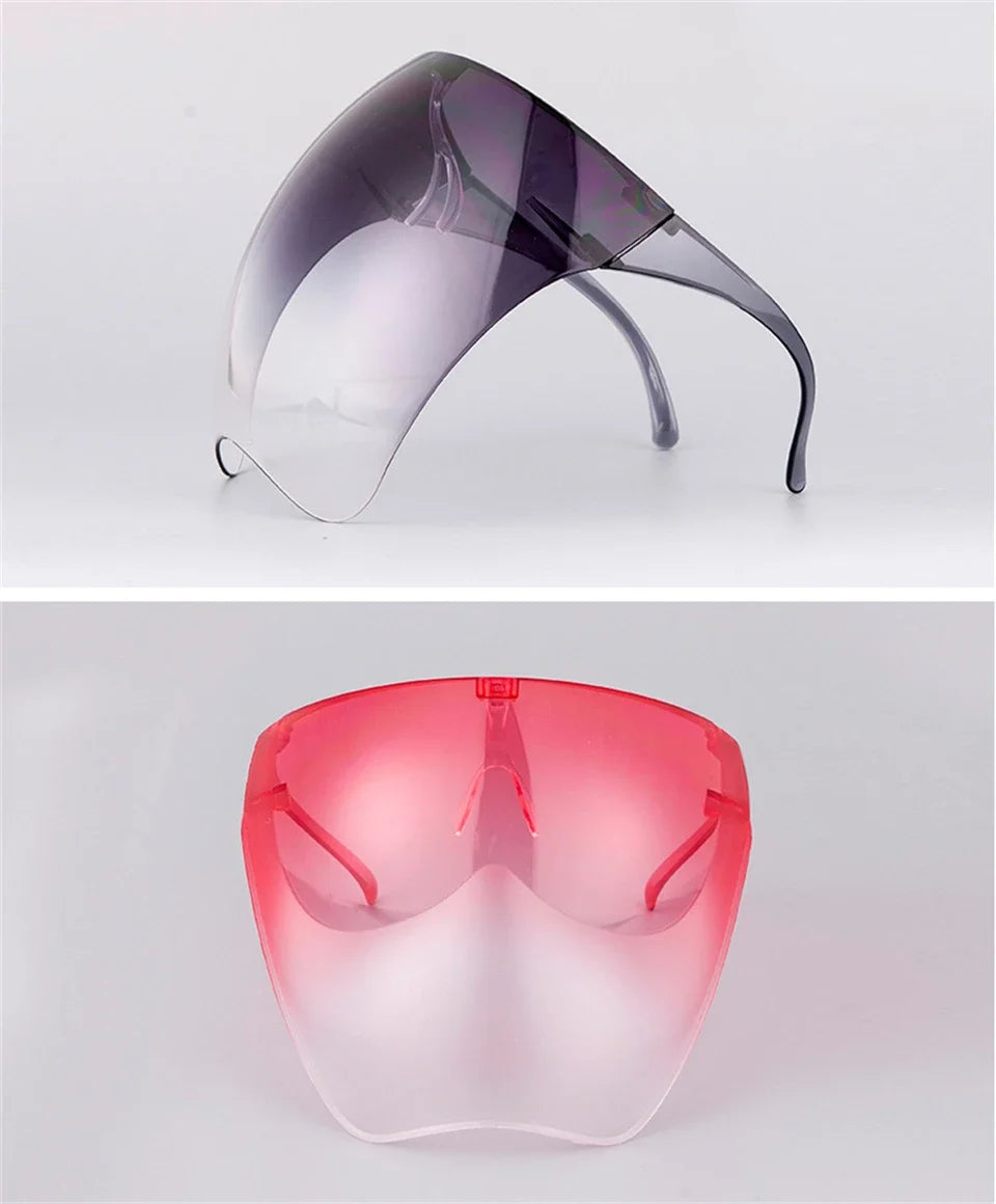 Face Shield Shades – Oversized Mirror Sunglasses