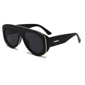Do Not Perceive Me – Oversized Shield Sunglasses