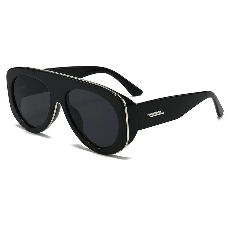 Do Not Perceive Me – Oversized Shield Sunglasses
