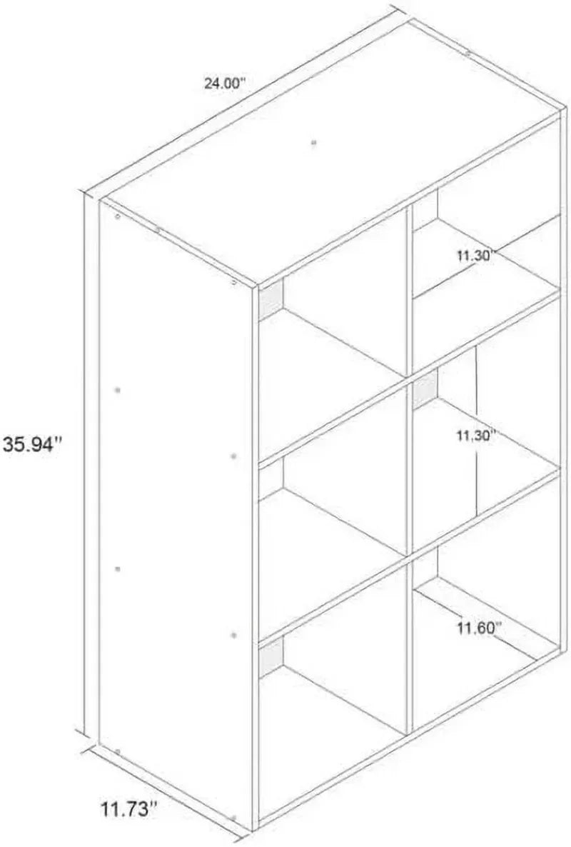 The Get It Together – 6 Cube Organizer Shelf