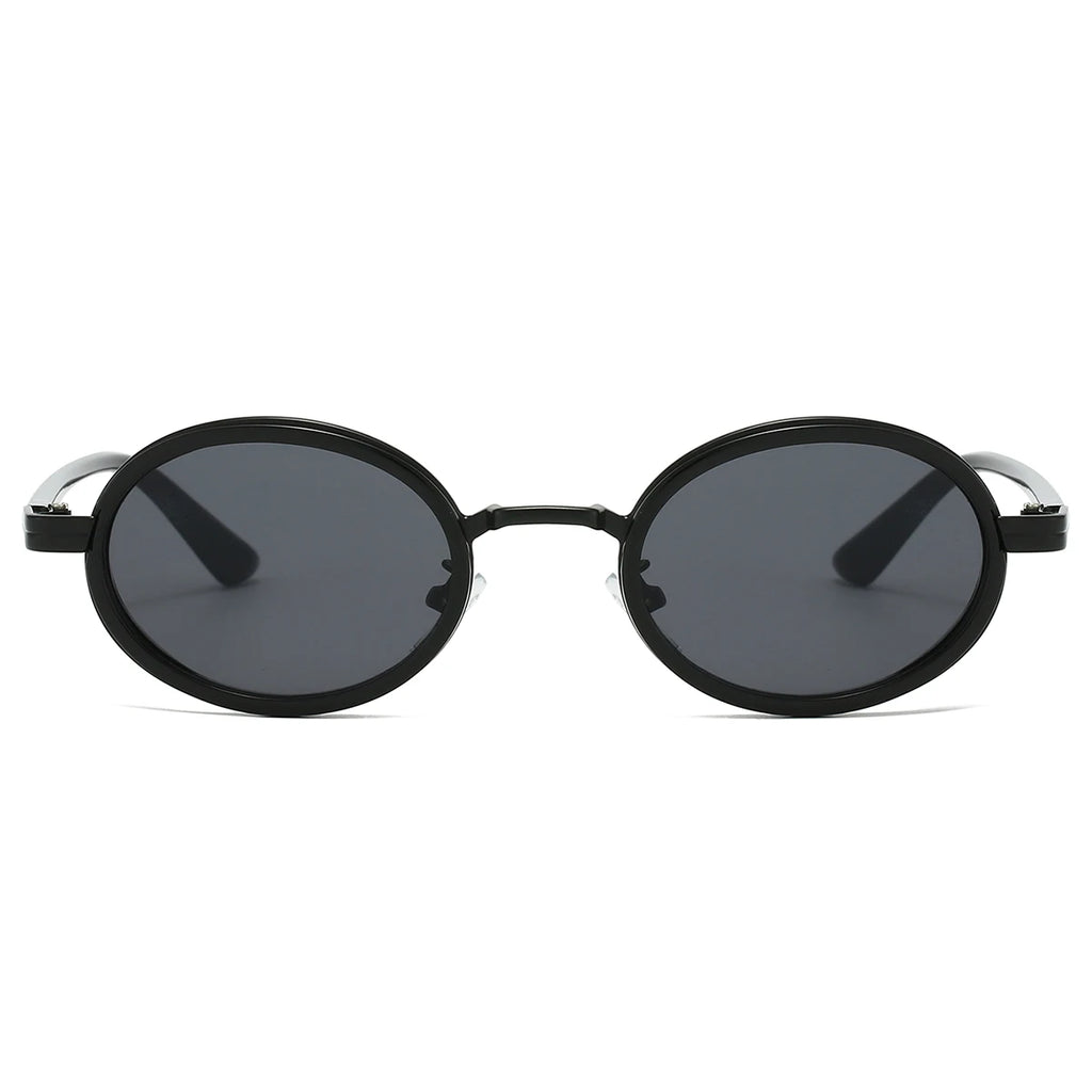 Pretentious On Purpose – Retro Oval Sunglasses