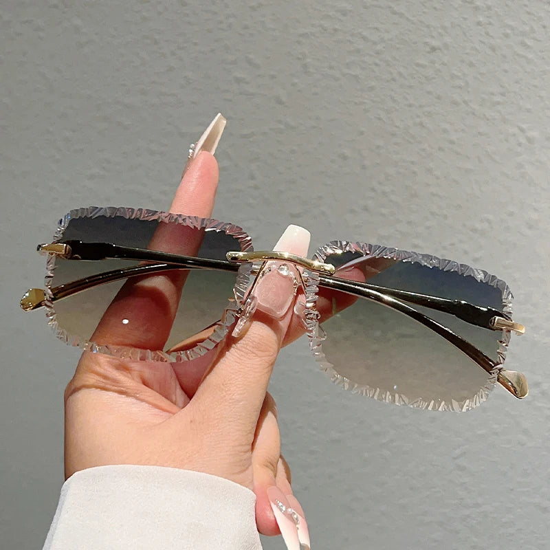 Main Character Shades – Diamond Cut Rimless