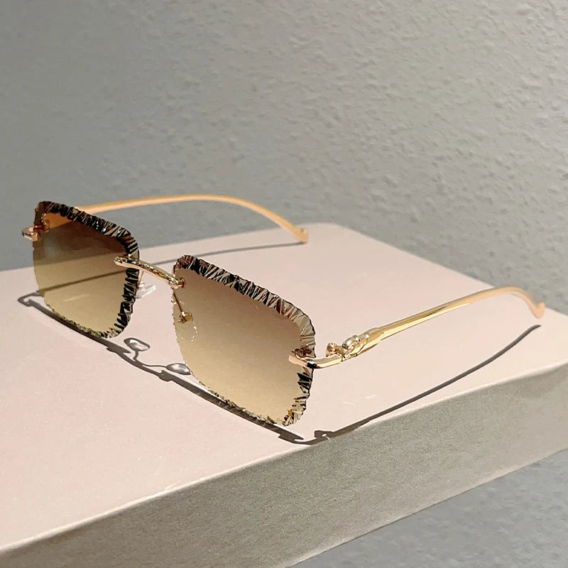 Main Character Shades – Diamond Cut Rimless