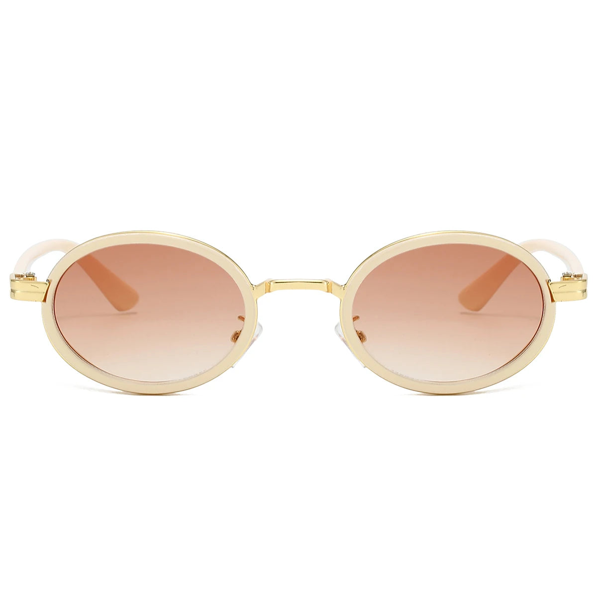 Pretentious On Purpose – Retro Oval Sunglasses