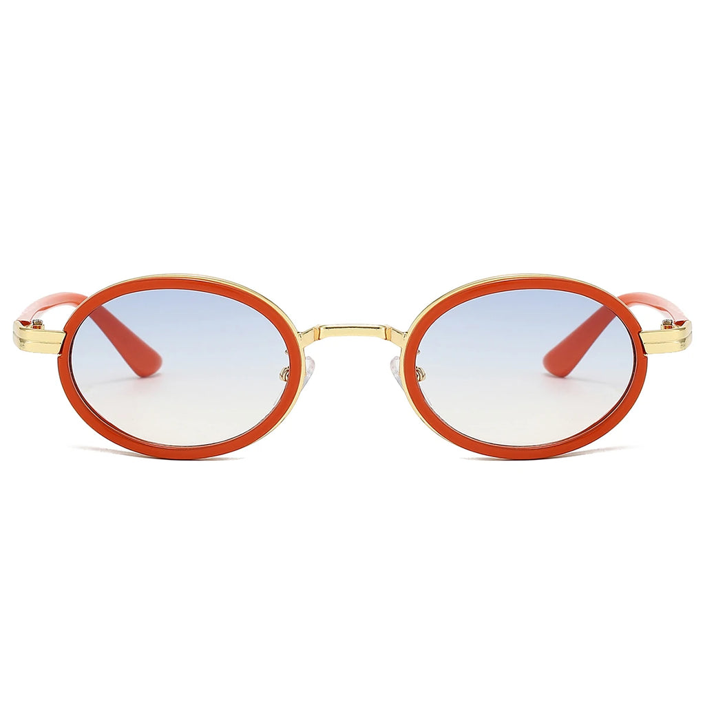 Pretentious On Purpose – Retro Oval Sunglasses