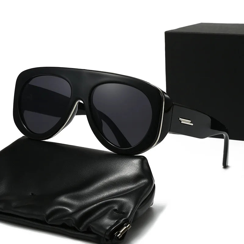 Do Not Perceive Me – Oversized Shield Sunglasses