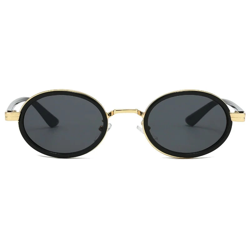 Pretentious On Purpose – Retro Oval Sunglasses