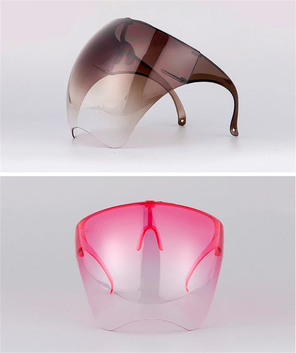 Face Shield Shades – Oversized Mirror Sunglasses