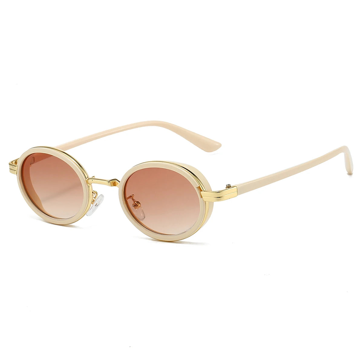 Pretentious On Purpose – Retro Oval Sunglasses