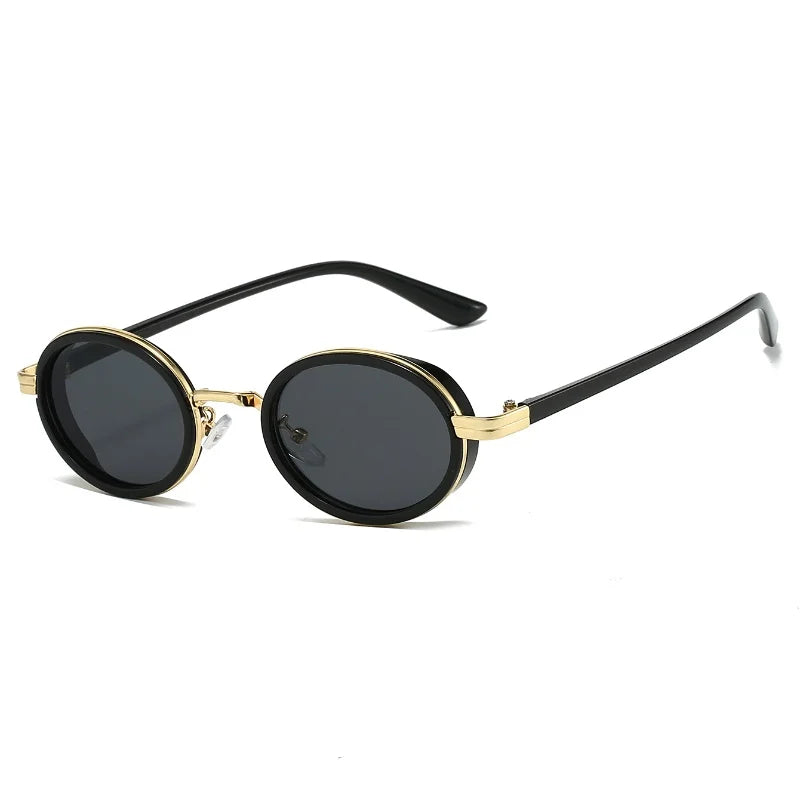 Pretentious On Purpose – Retro Oval Sunglasses